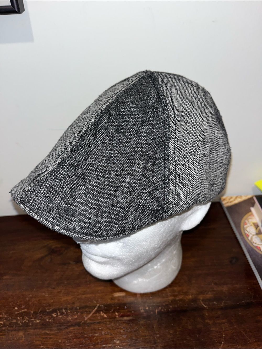 Peaky Blinders style Levi’s Wool Blend Flat Cap 2 Tone Gray Cotton L/XL NWOT